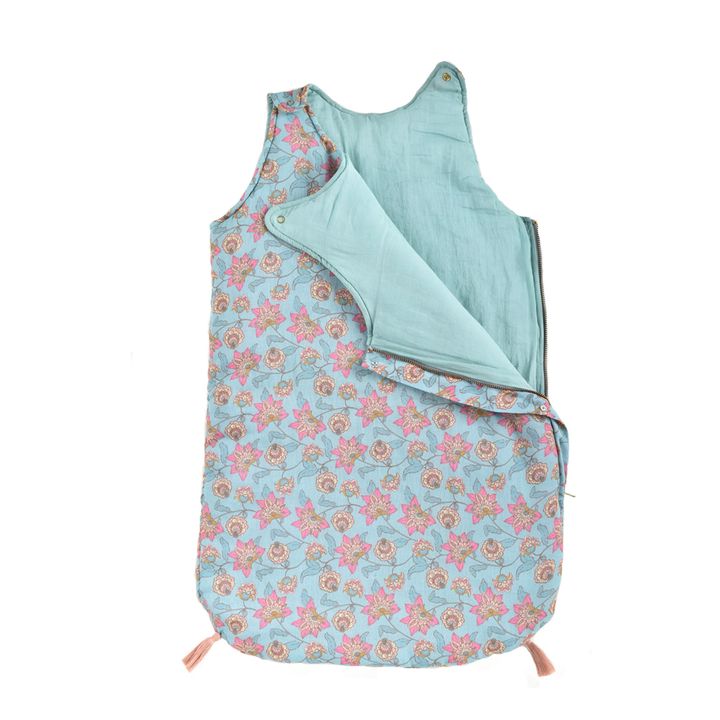 Babyschlafsack Masha aus Bio-Baumwolle | Blau- Produktbild Nr. 2
