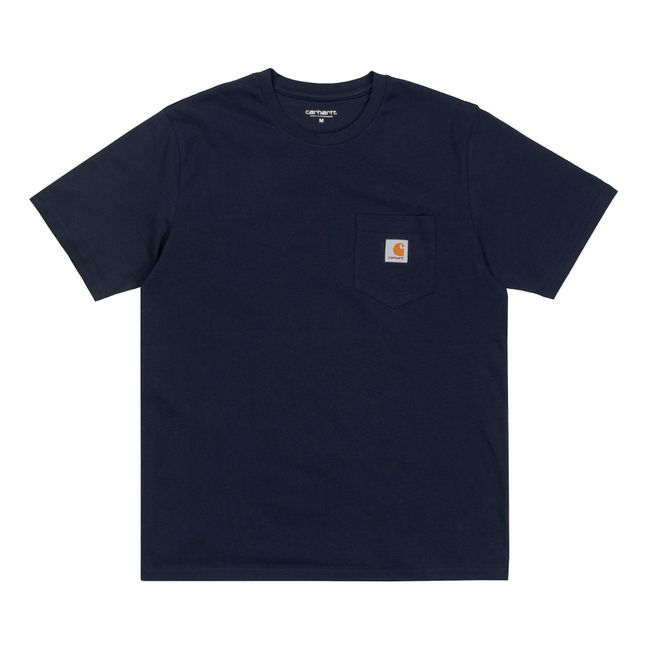 T-shirt Pocket Léger Bleu marine