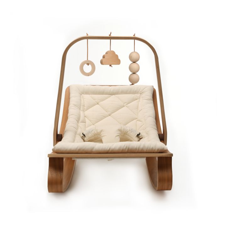 Activity Arch with Toys for Levo Baby Bouncer | Walnut- Product image n°2
