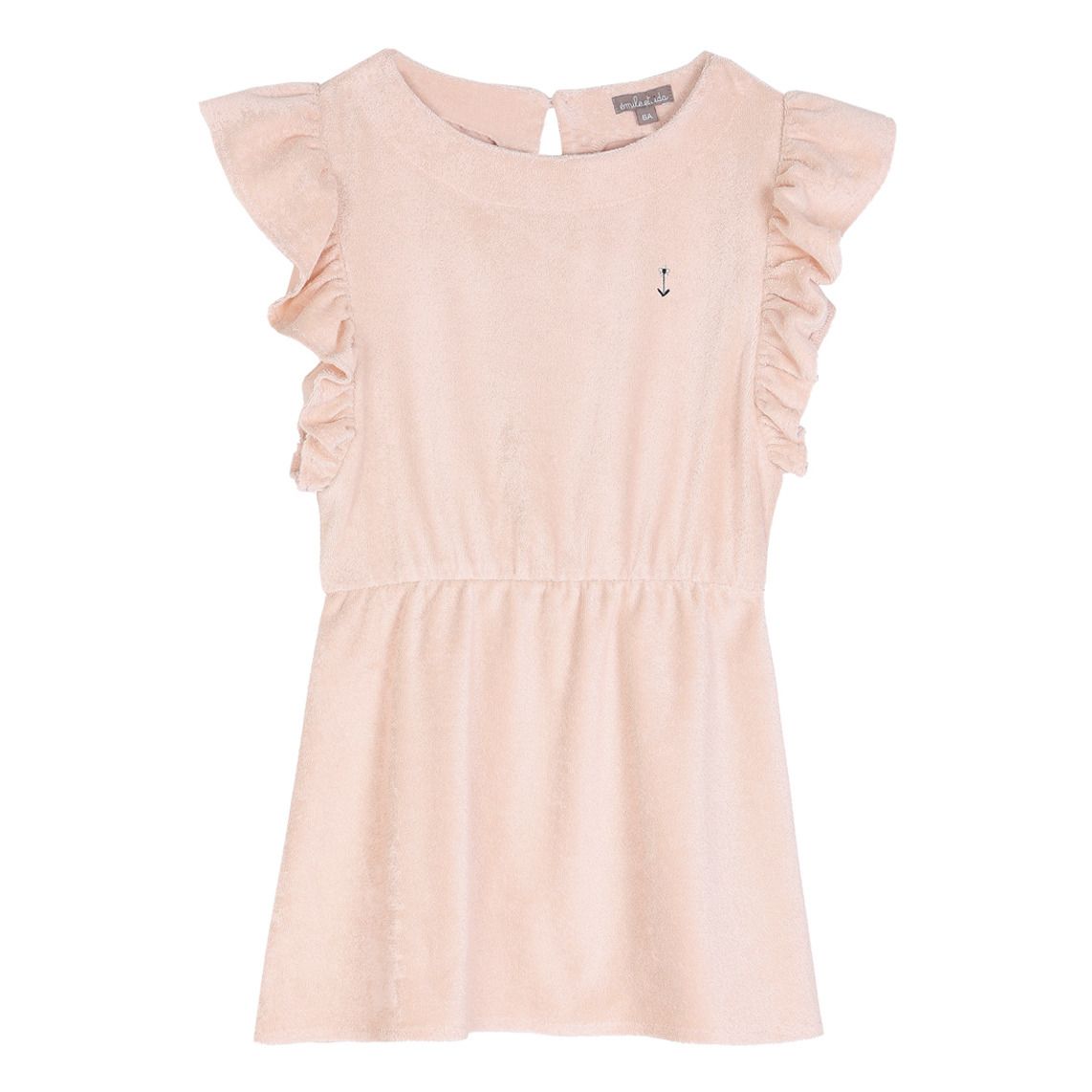 Emile et Ida - Robe Eponge - Fille - Rose pâle