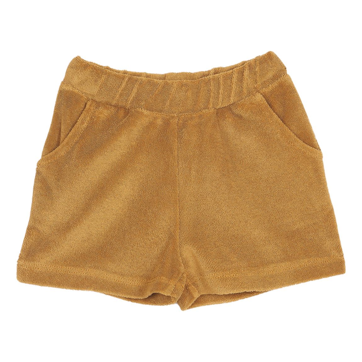 Short Eponge Coton Bio Bebe Ocre Emile Et Ida Mode Bebe