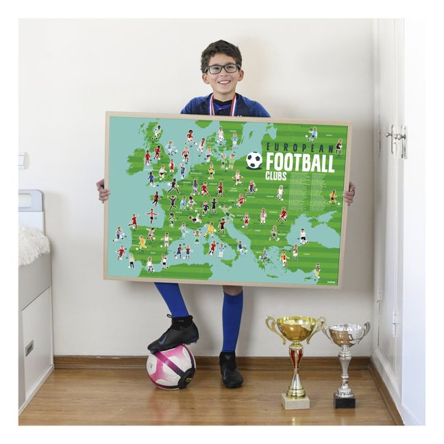 Poster Sticker Fußball