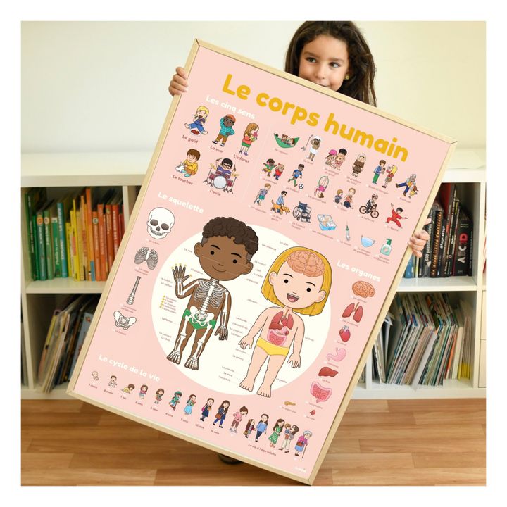 Human Body Sticker Poster Poppik Toys and Hobbies Children