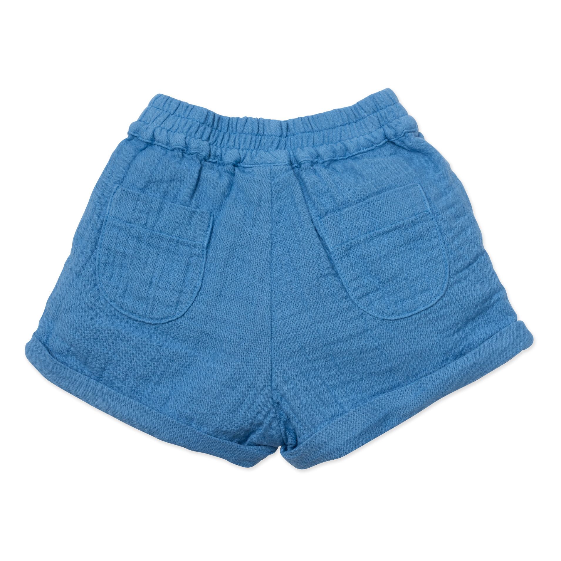 Bonton Shorts Ramb de gasa de algod n Azul Smallable