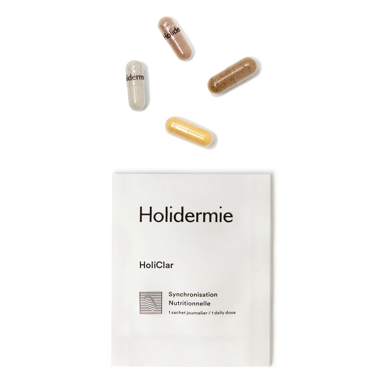Holidermie - Compléments alimentaires HoliClar Taches pigmentaires - 30 sachets - Blanc