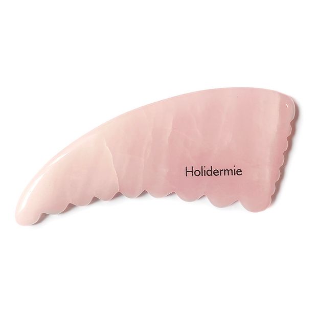 Gua Sha Rosenquarz Korper Holidermie Design Erwachsene