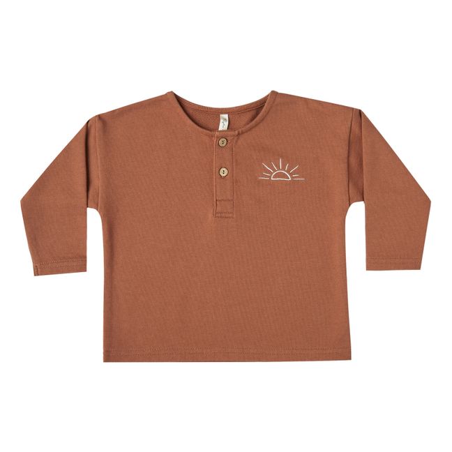 Terry Sunset T-Shirt  Rust