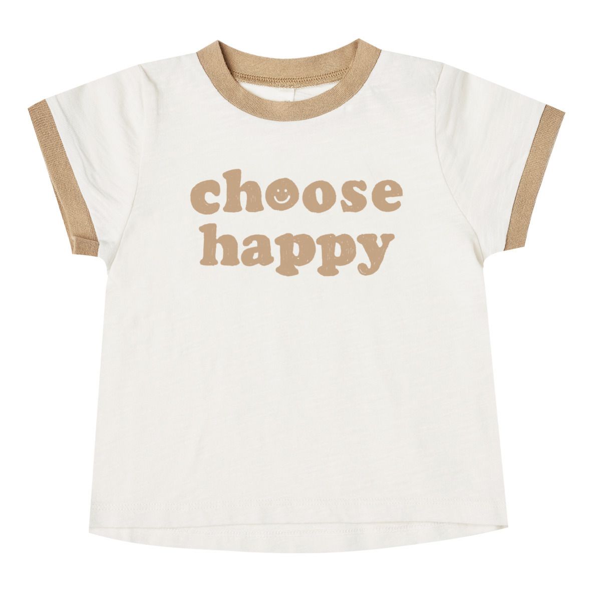 Rylee + Cru - T-Shirt Chose Happy - Fille - Jaune