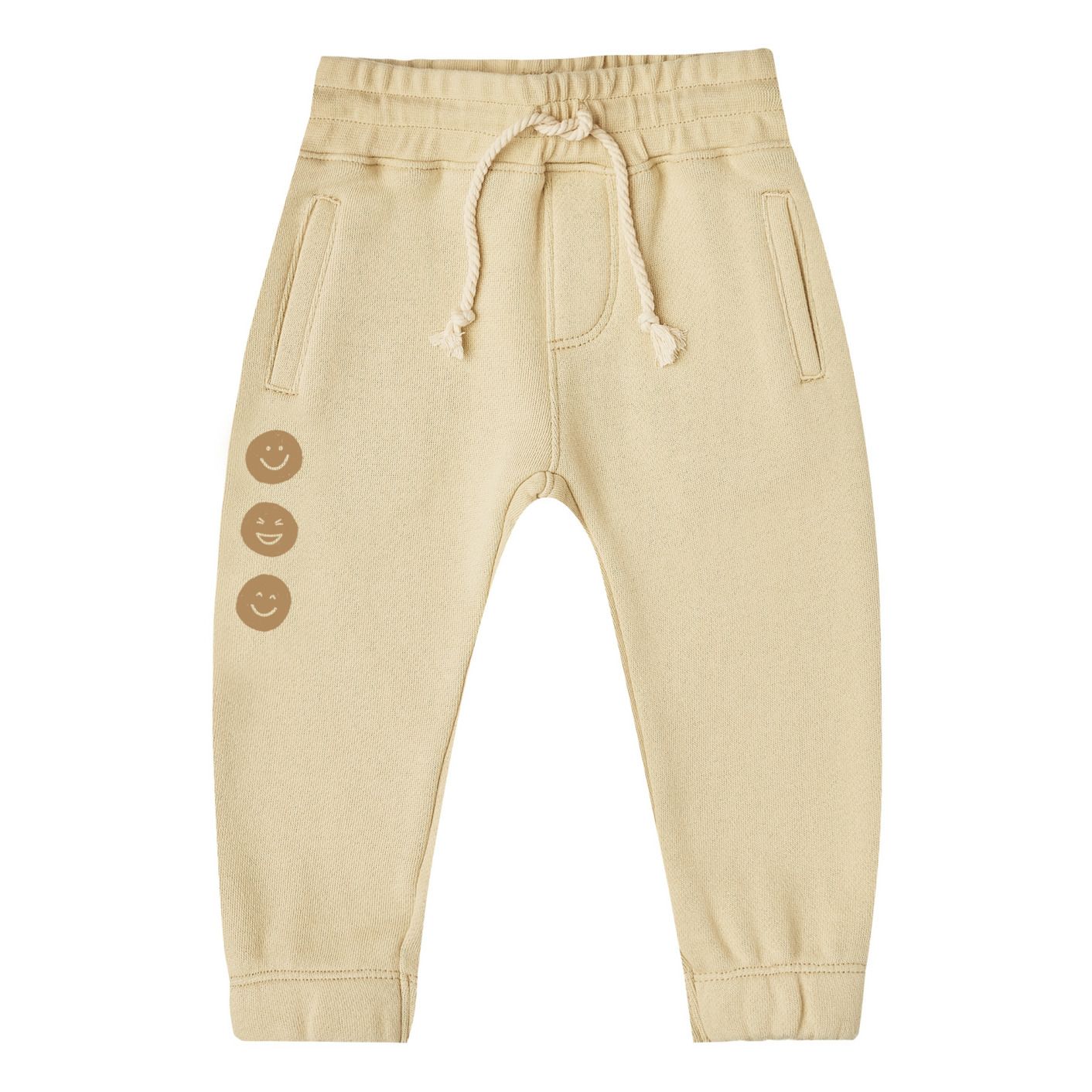 Rylee + Cru - Jogger Happy Face - Fille - Beige