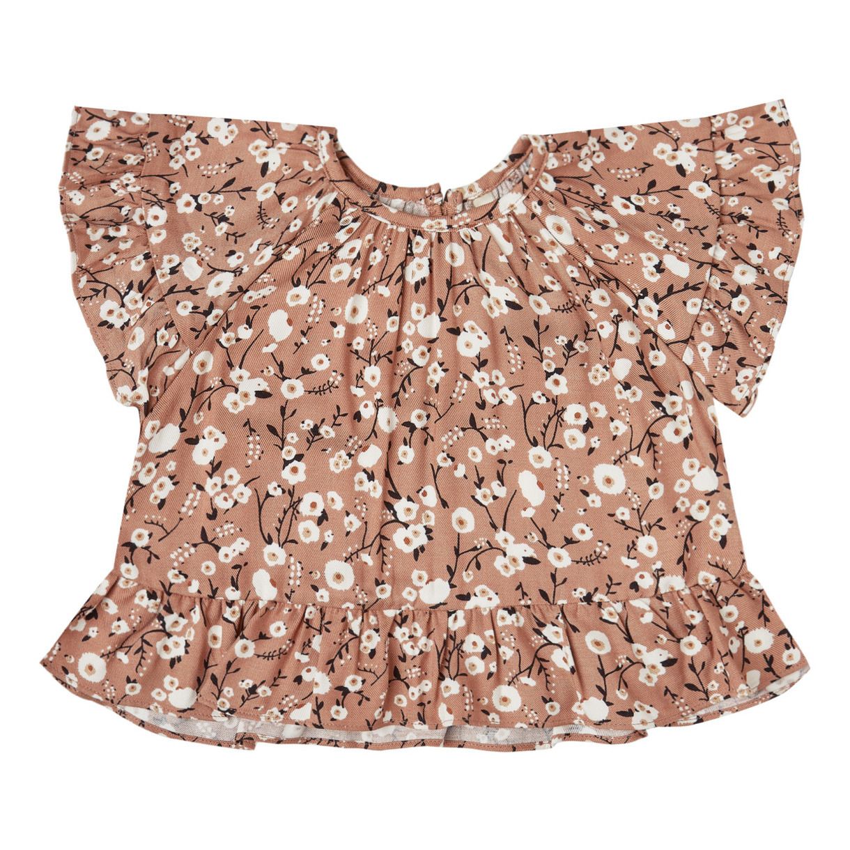 Rylee + Cru - Blouse Butterfly Liberty - Fille - Ocre