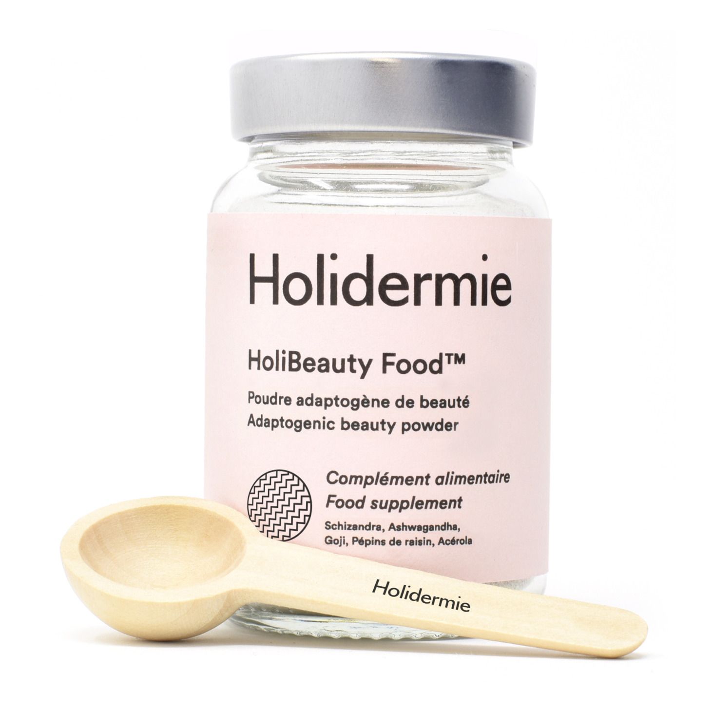 Holidermie - Compléments alimentaires poudre adaptogène de beauté - Blanc