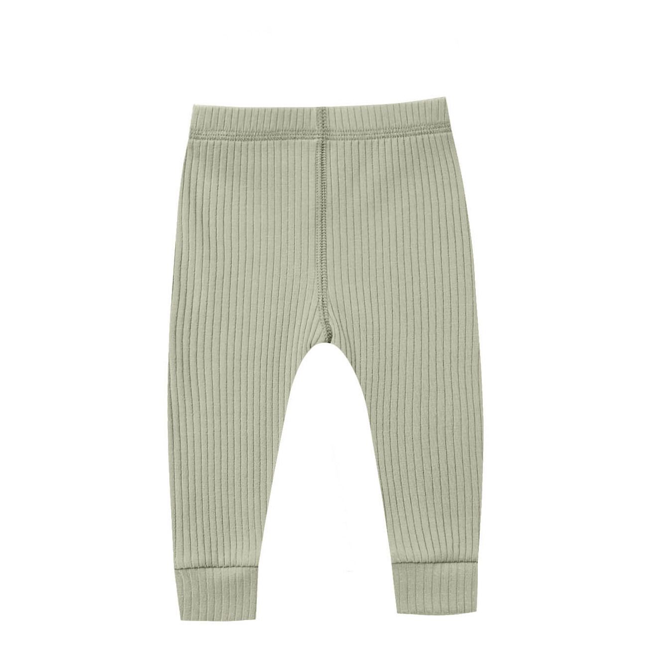 Quincy Mae - Legging Côtelé Coton Bio - Fille - Vert