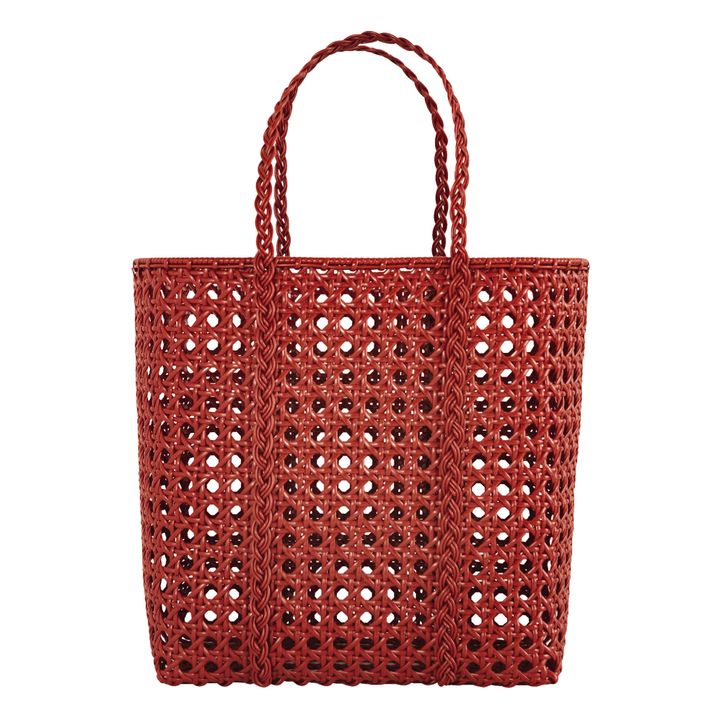 Bolso Large plástico reciclado Jolene Rojo Cereza- Imagen del producto n°0