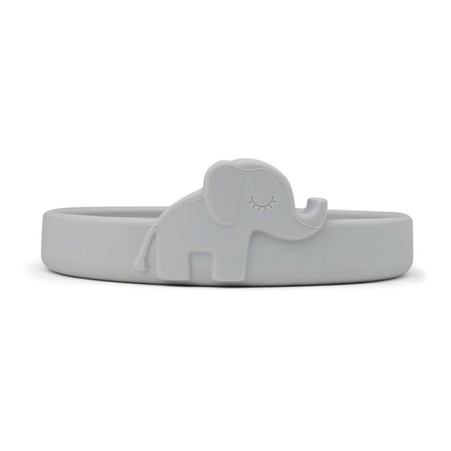 Plato Peekaboo Elphee de silicona | Gris