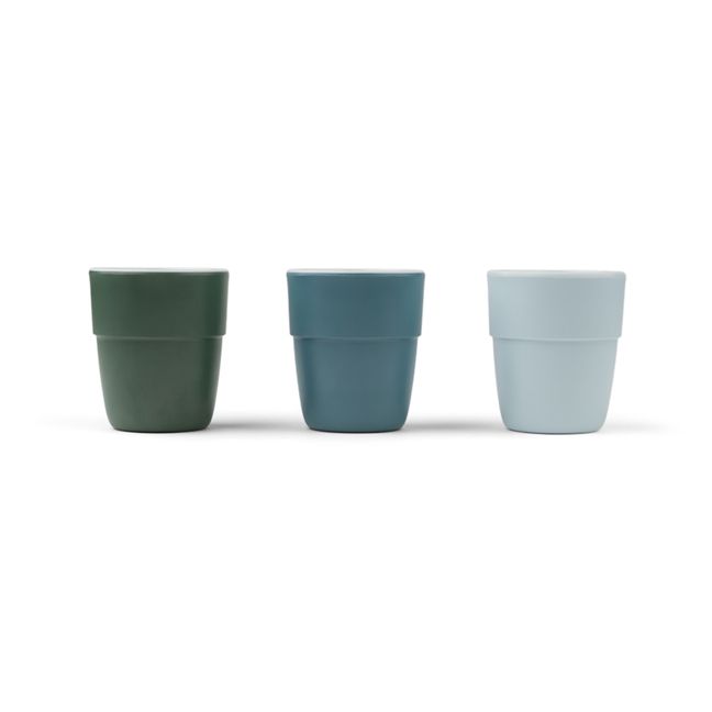 Mini gobelets Yummy - Set de 3 | Bleu