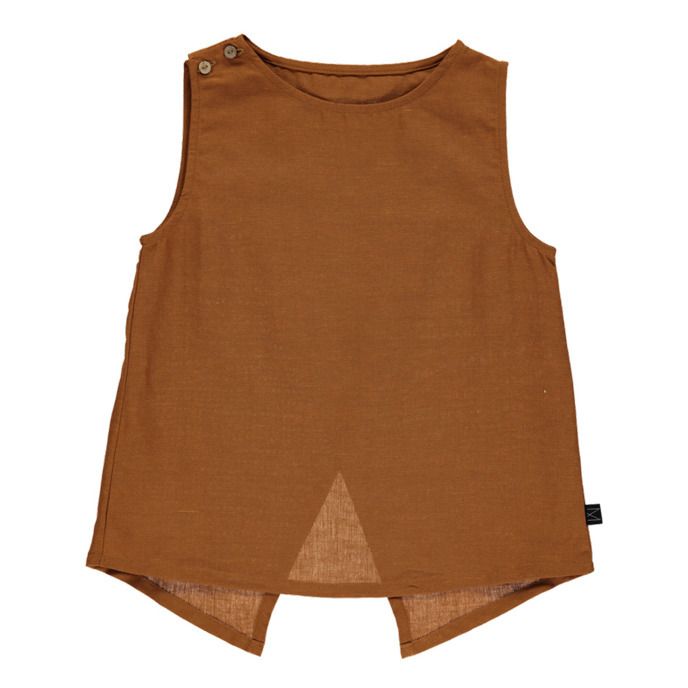 Monkind - Top Coton Bio - Fille - Camel