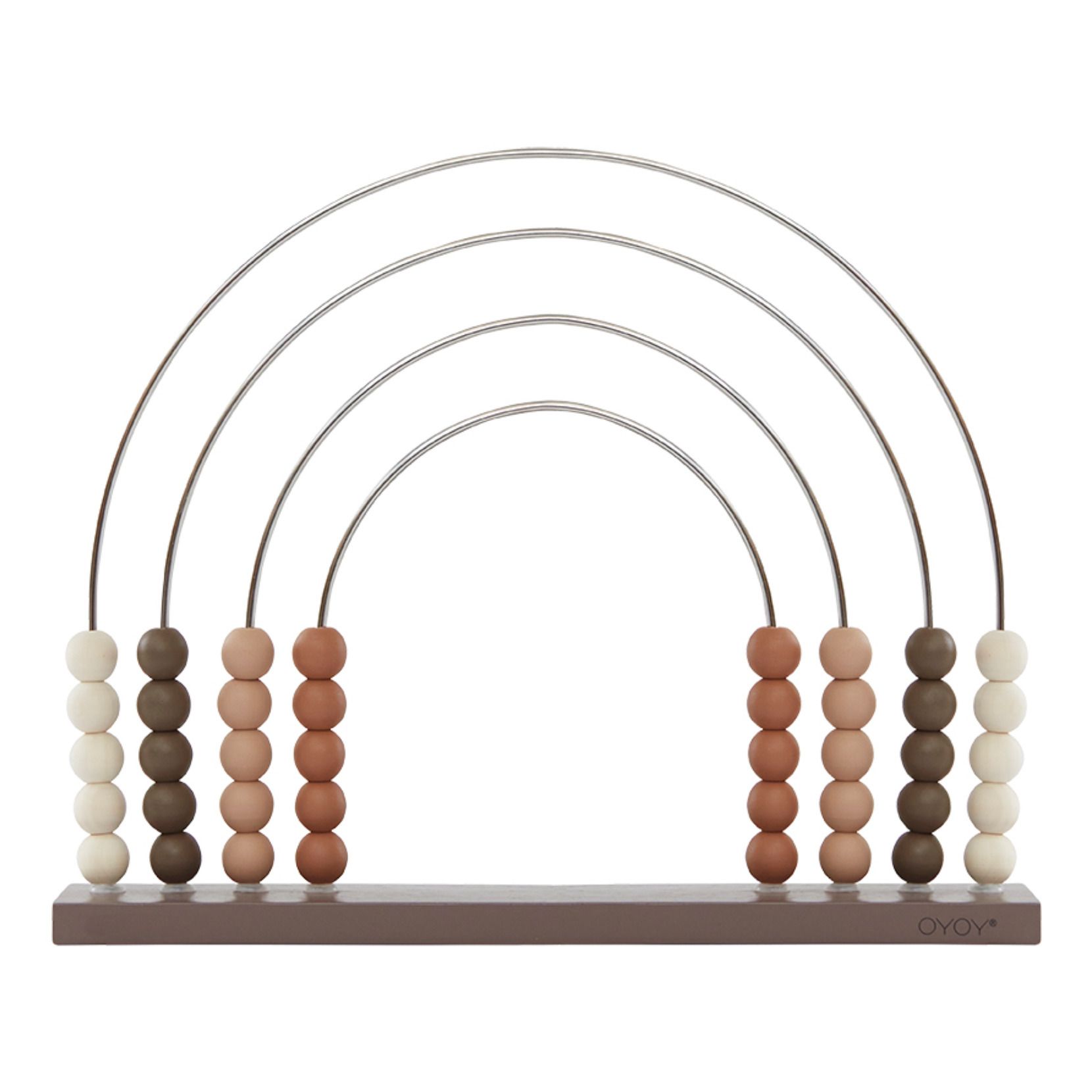 Boulier Arc En Ciel En Bois Chocolat Oyoy Mini Jouet Et Loisir Enfant Smallable