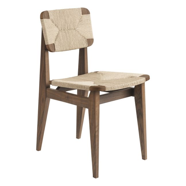 C-Chair paper cord - Marcel Gascouin | Noyer