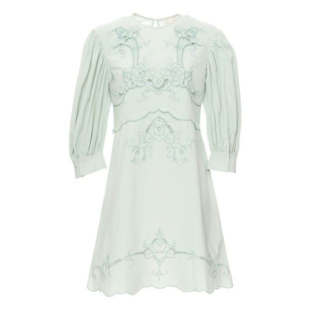 see by chloe embroidered dress