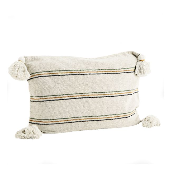 Fodera per cuscino a righe - 40x60 cm | Bianco