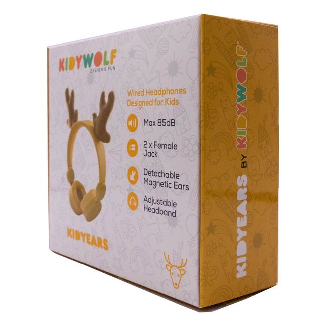 Cuffie audio per bambini Renna | Giallo