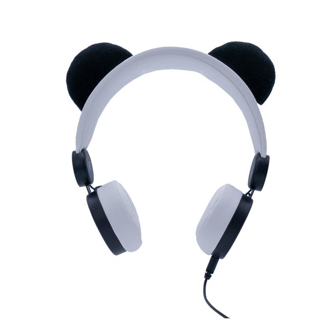 Casque audio filaire enfant Panda | Blanc