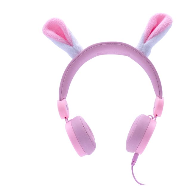 Cuffie audio per bambini Coniglio Rosa