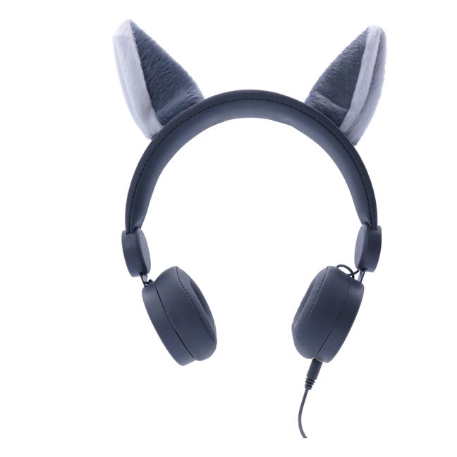 Children's Wolf Headset  Grey