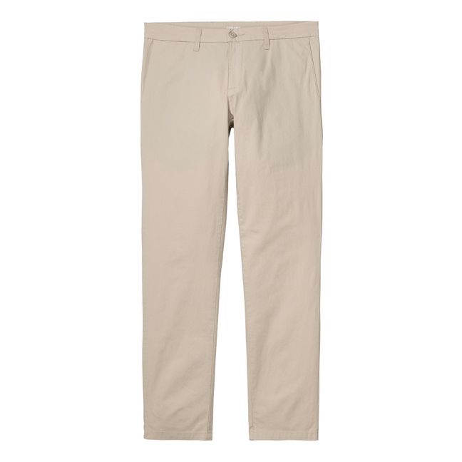Sid Light Chino Trousers Beige