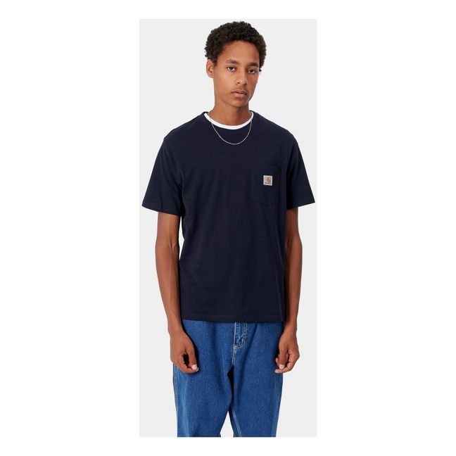 Lightweight Pocket T-shirt  Navy blue