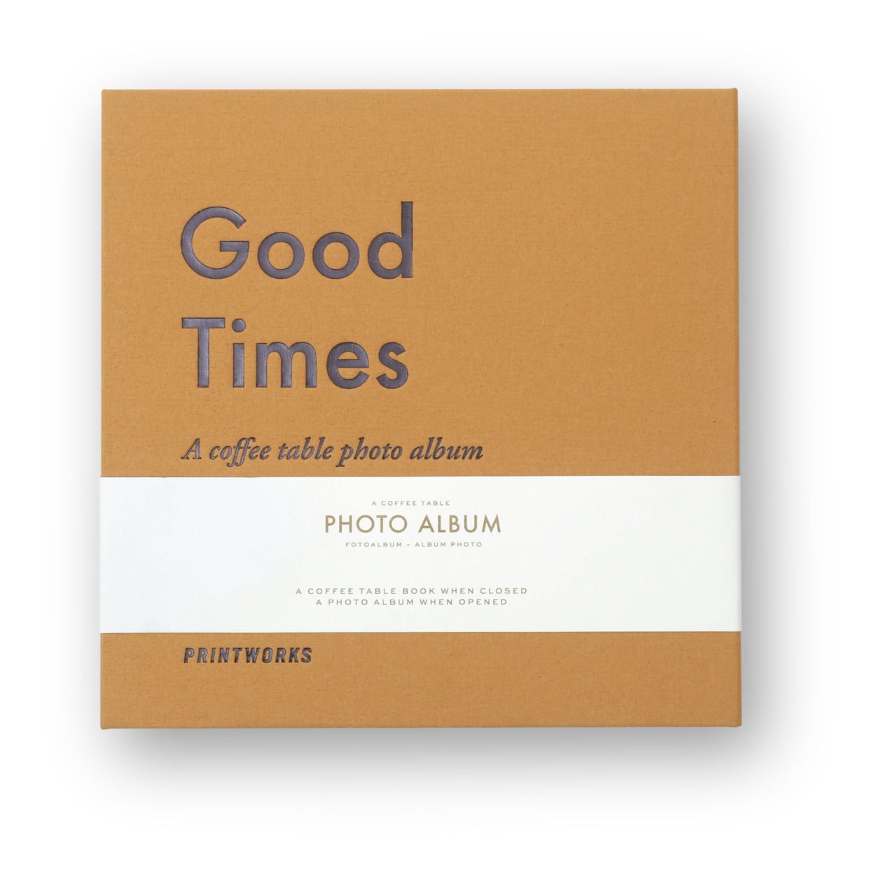 PrintWorks - Album Photo - Good Times - Jaune moutarde