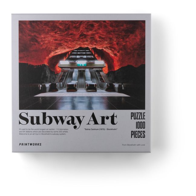 Puzzle Subway Art Fire - 1000 piezas