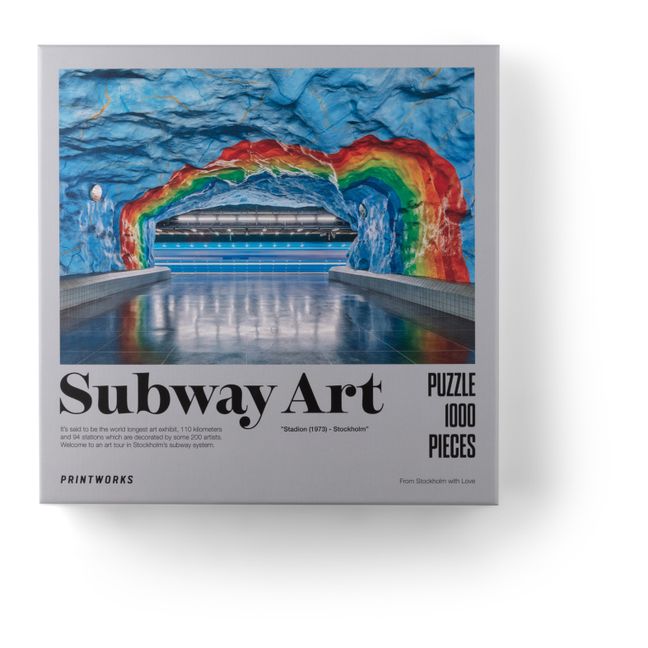 Puzzle Subway Art Rainbow - 1000 piezas