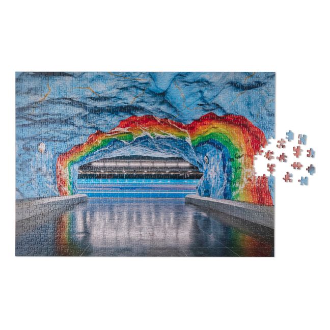 Puzzle Subway Art Rainbow - 1000 Teile