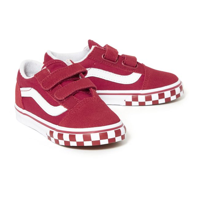 Sneakers Old Skool Scratchs Rosso scuro