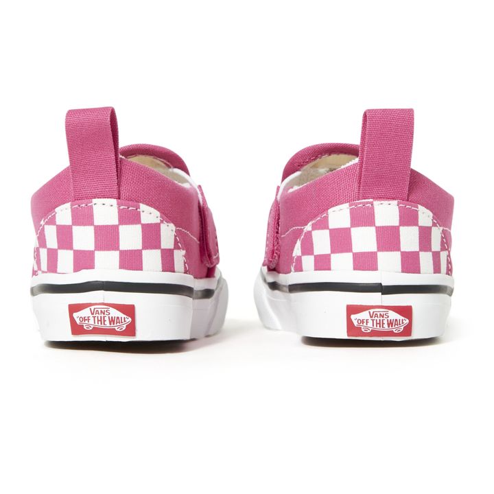 Vans - Checked Slip-on Shoes - Fuchsia | Smallable