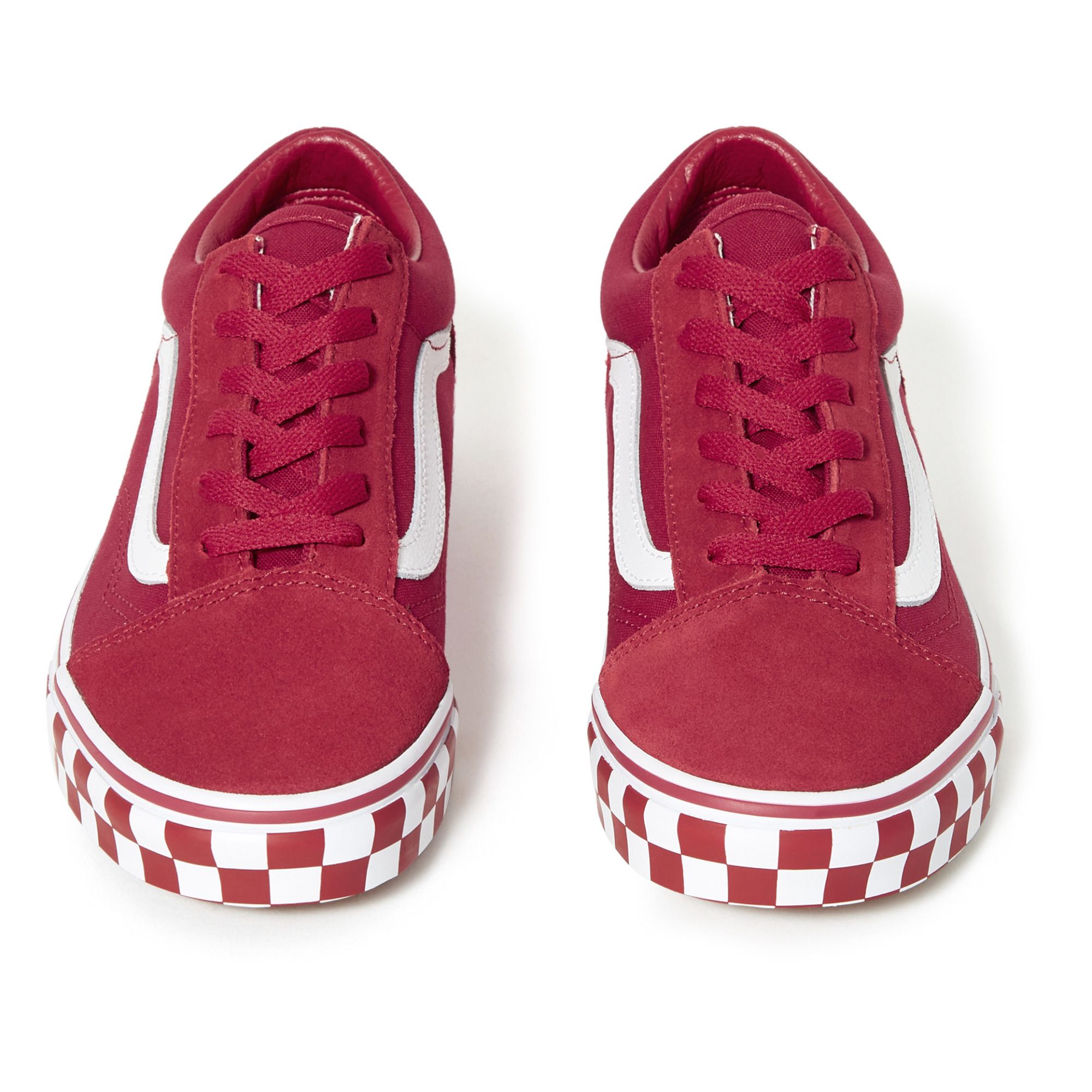 Vans Baskets Old Skool Rouge fonc Smallable