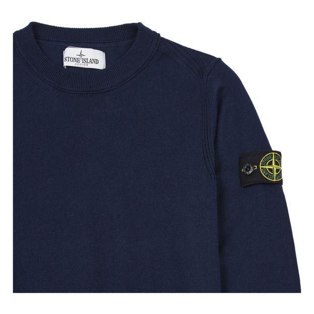 Navy blue stone island jumper online