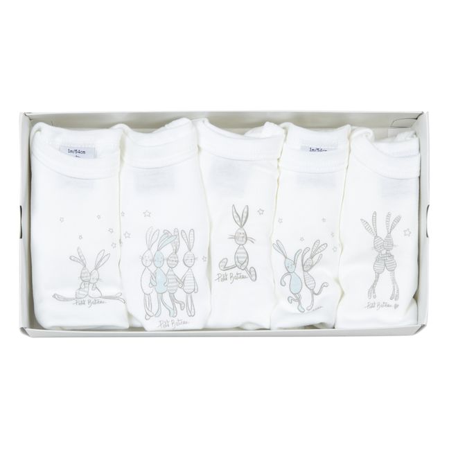 Set di 5 body incrociati  | Bianco