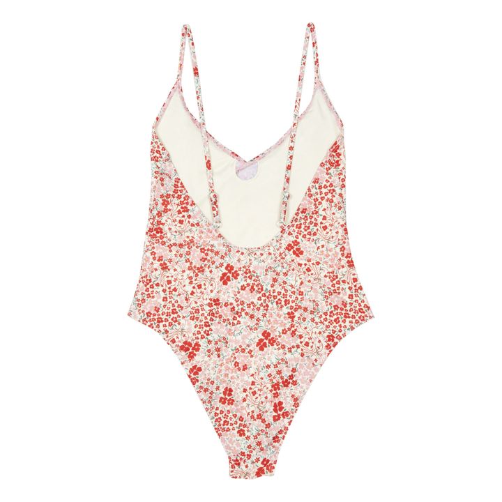 Flofield Frill One Piece Swimsuit Red Becksöndergaard Fashion