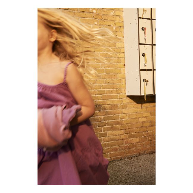 Abito in cotone bio | Viola