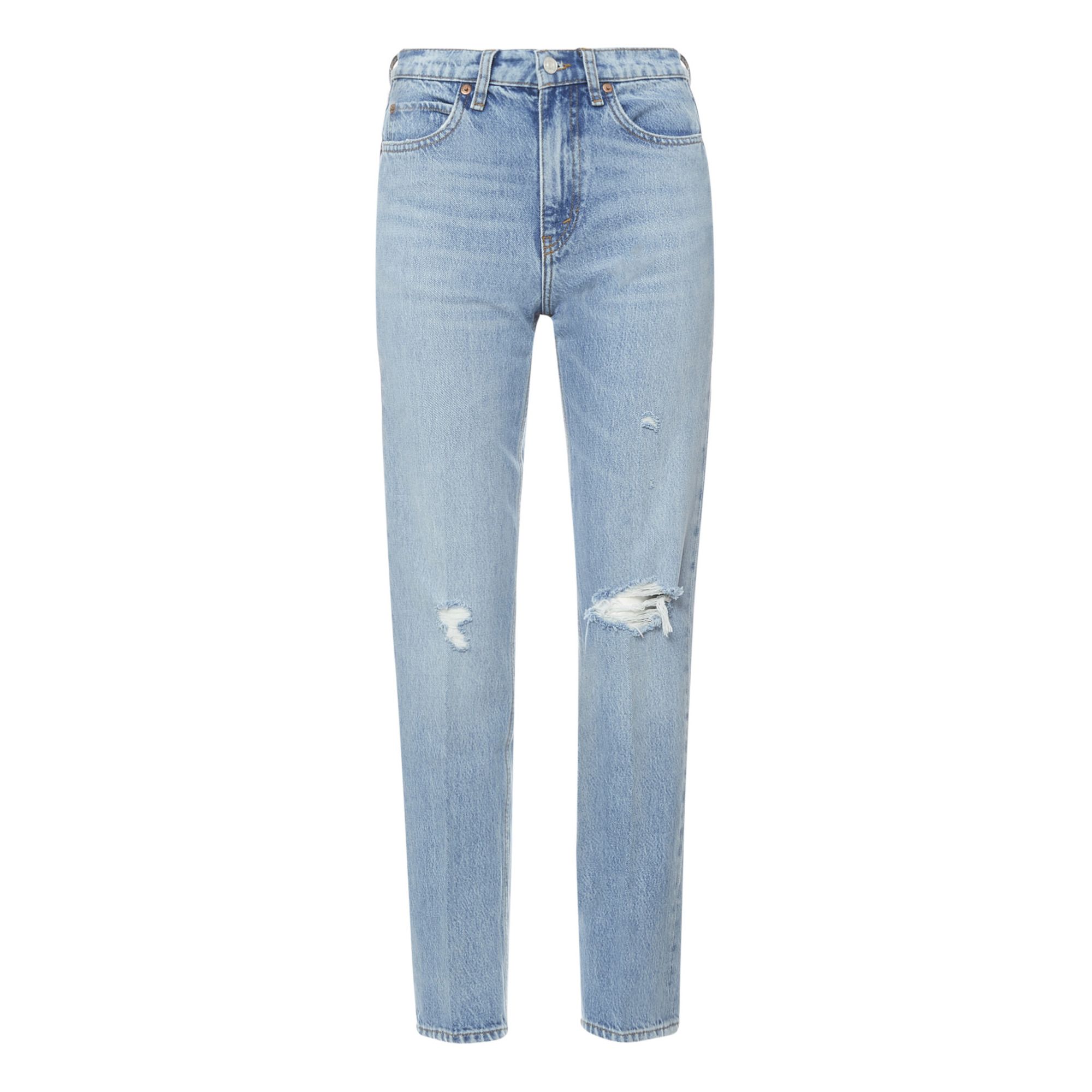 Re/Done - Jean 70's Straight - Femme - Destroyed Sunfaded