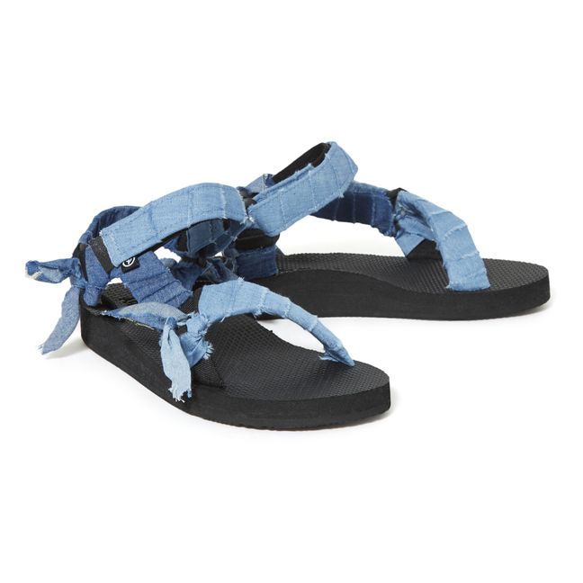 Denim Trekky Sandals - Women's Collection - Blue