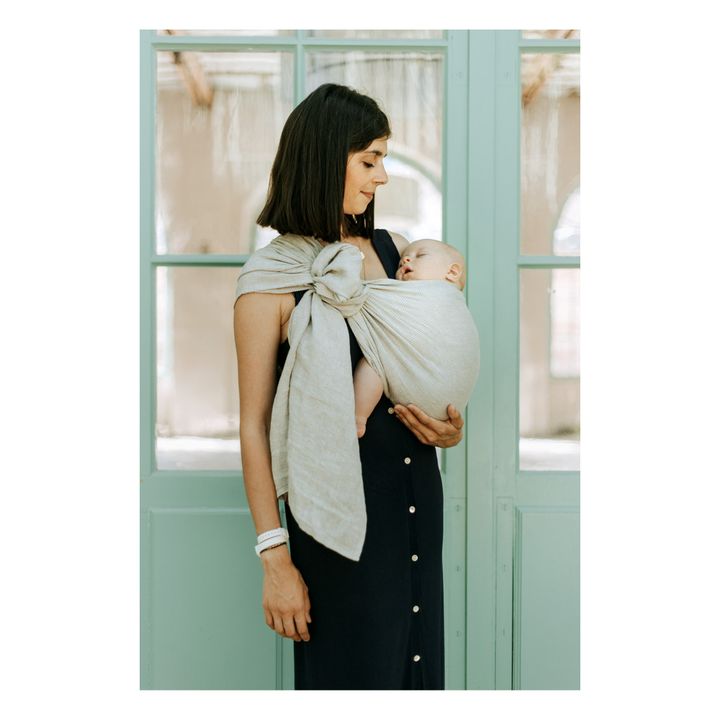 Linen Baby Wrap | Natural- Product image n°1
