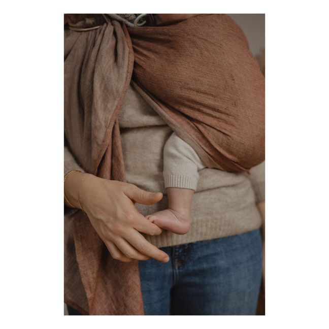Linen Baby Wrap | Dusty Pink