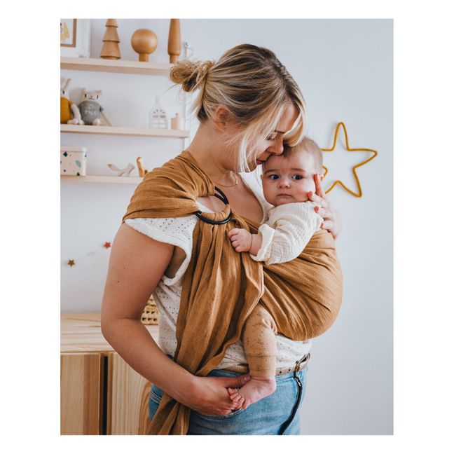 Linen Baby Wrap | Mustard
