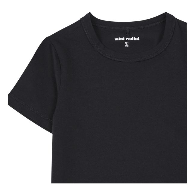T-Shirt Tencel | Schwarz