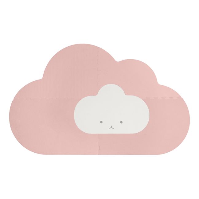 Cloud Foldable Playmat | Powder pink
