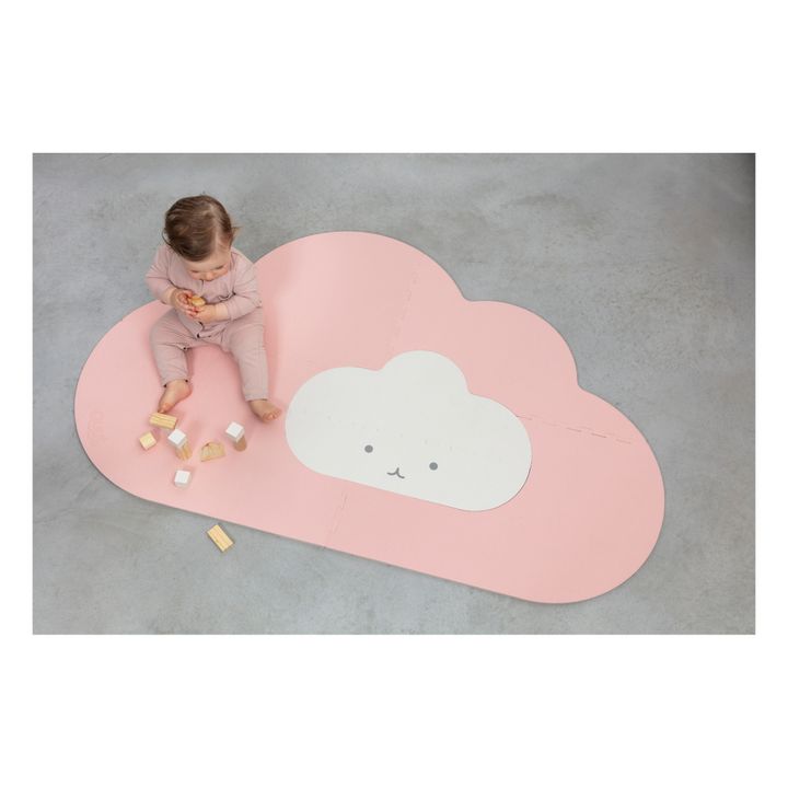 Cloud Foldable Playmat | Powder pink- Product image n°1