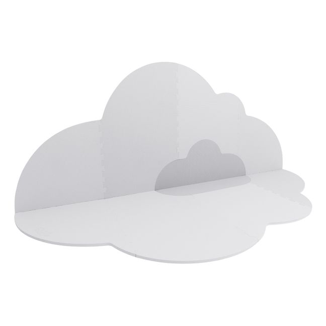 Tapis de jeu pliable Nuage | Gris perle